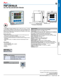 Thumbnail of document Data Sheet - MPCJR Pump Controller